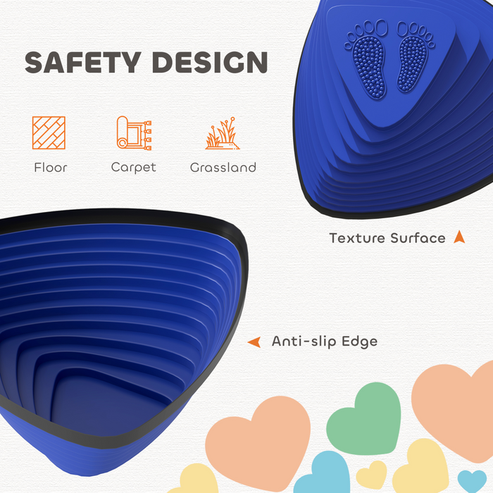 AIYAPLAY 11 Pieces Stepping Stones for Balance and Motor Skills