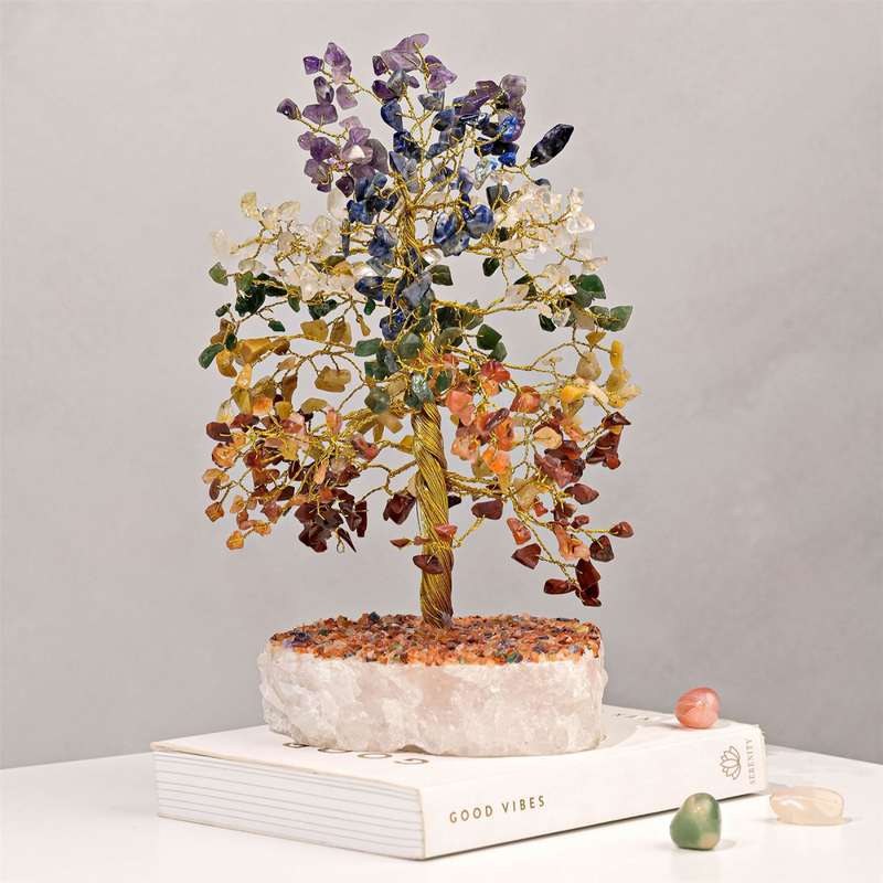 Gemstone Tree - Multi Coloured Large