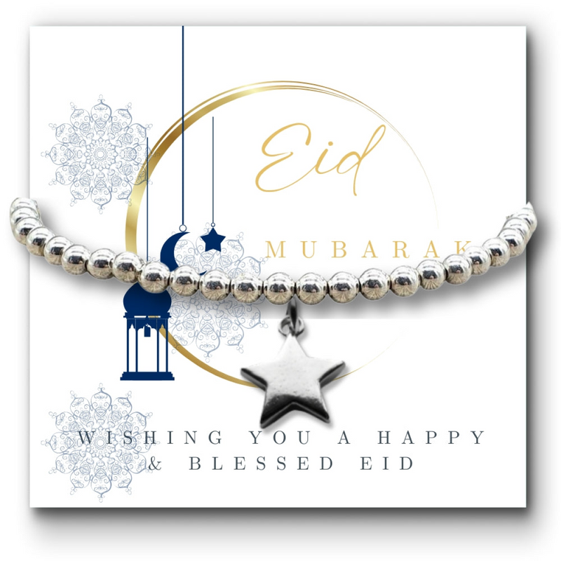 Eid Mubarak Star Bracelet | Gift for Sister, Mum, Gran, Best Friend