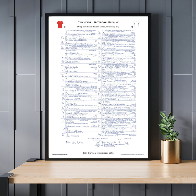 Tamworth v Tottenham Hotspur, FA Cup Jan 2025 - John Murray