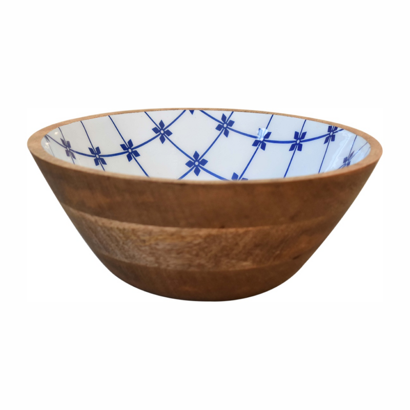 Artisan Furniture Serveware - Blue and White Bowl Set of 2