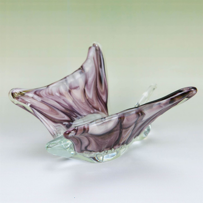 Objets dArt Glass Figurine - Butterfly