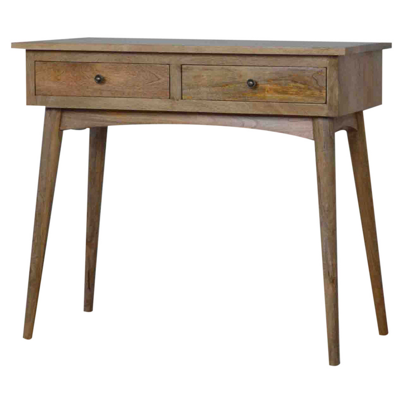 Artisan Furniture Solid Wood Hallway 2 Drawer Console Table