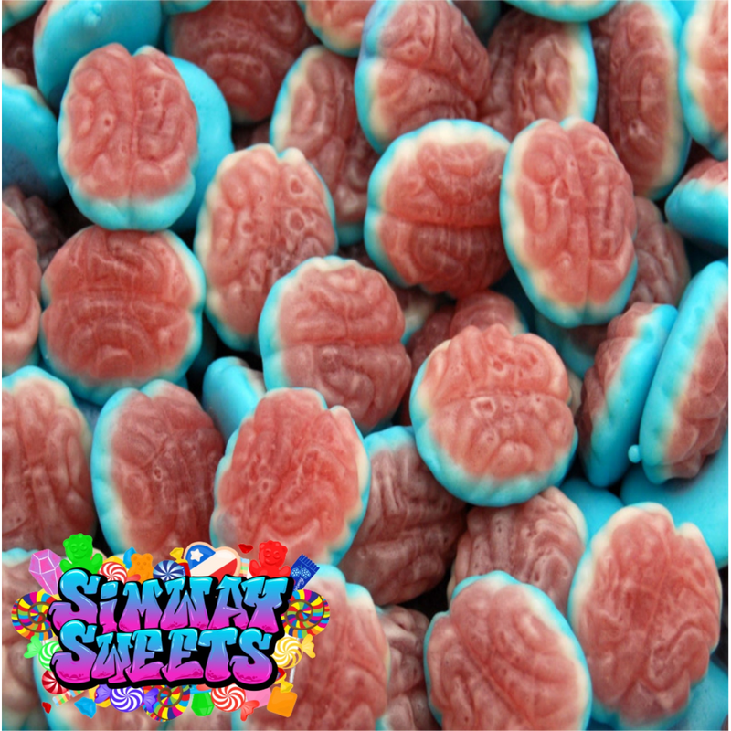 Jelly Brains Jelly Filled Sweets Gummy Retro Sweets Gift Jar - 835g