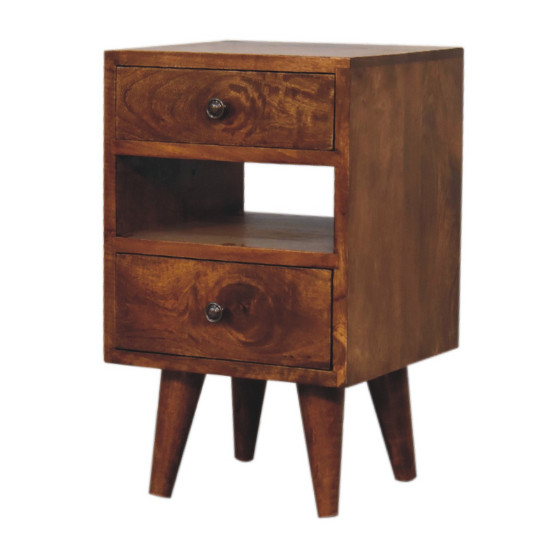 Artisan Furniture Solid Wood Mini Classic Multi Chestnut Bedside