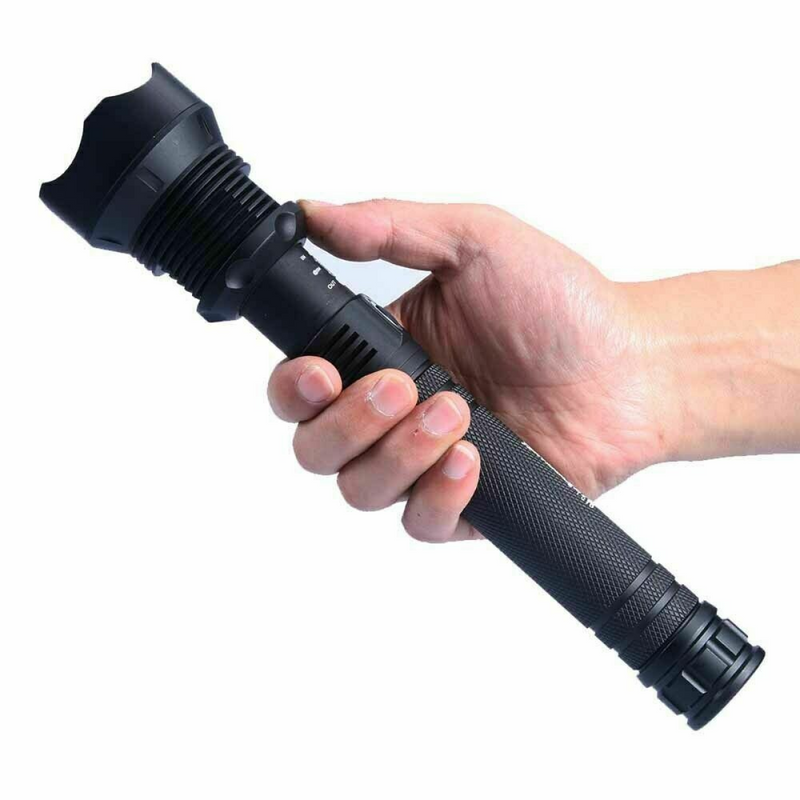 USB Recharge LED Flashlight 3 Lighting Modes Outdoor Camping Hiking Flashlight Work Light