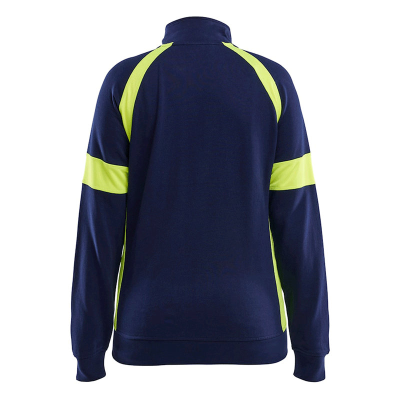 Blaklader 3568 Women's Full Zip Hi-Vis Sweatshirt