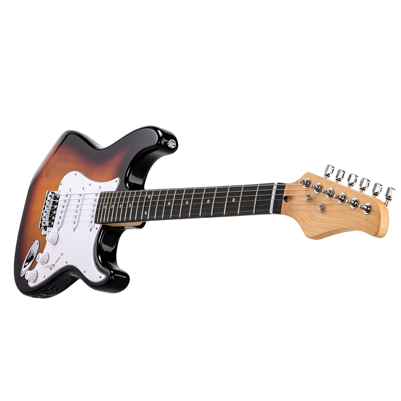 GST Stylish Electric Guitar Kit with Black Pickguard Sunset Color