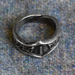 Isa Letter I Rune Ring - Adjustable