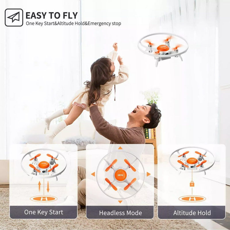 4DRC V5 Kids and Beginners Mini RC Drone V5 RC Quadcopter with 1080P HD Wide Angle Camera,Drones suitable for children and beginners,Logistics is randomly sent by Evri/Royal Mail/DPD.