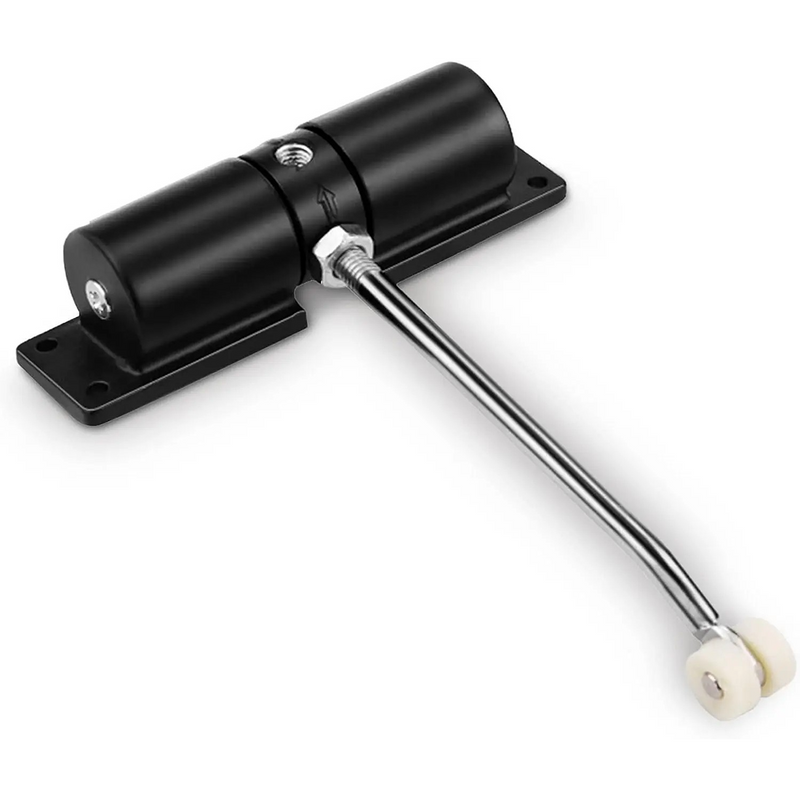 Door Closer High Usage Environments Versatile Design Customizable Closing Speed black
