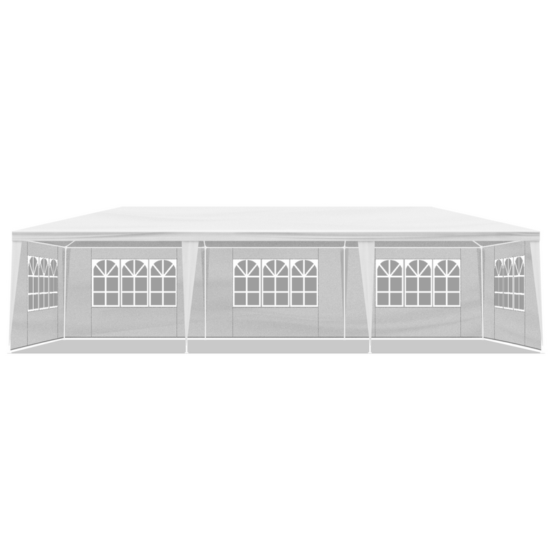 3*9m 5-Sided Iron PE Cloth Spiral Pipe Pergola