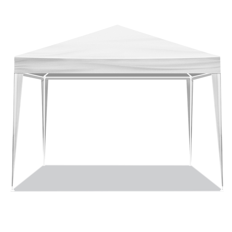 3 x 3m Waterproof Tent with Spiral Tubes White
