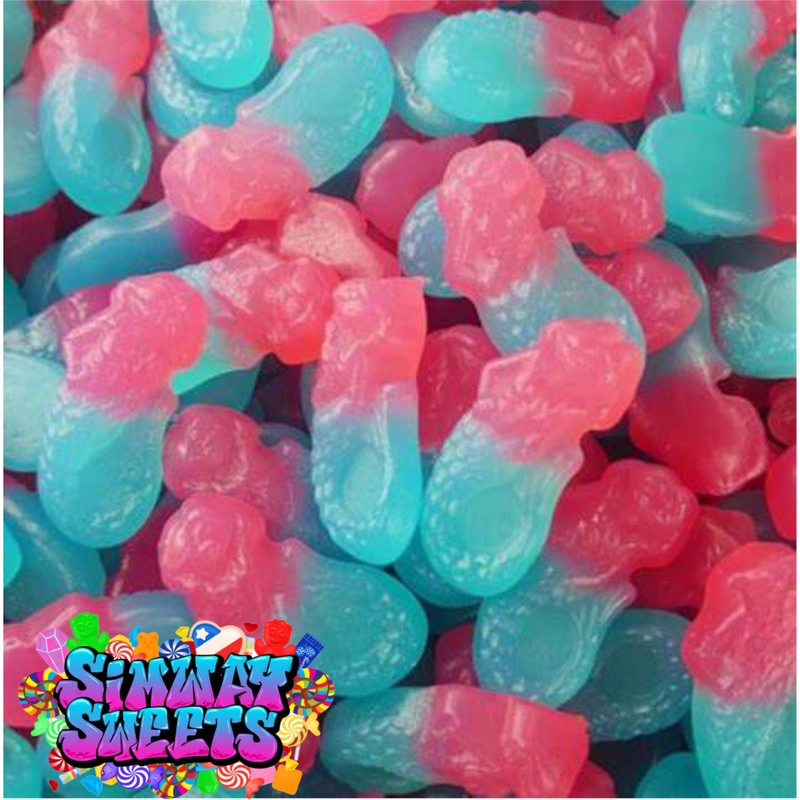 Bubblegum Mermaids Jelly Gummy Retro Sweets Gift Jar - 690g