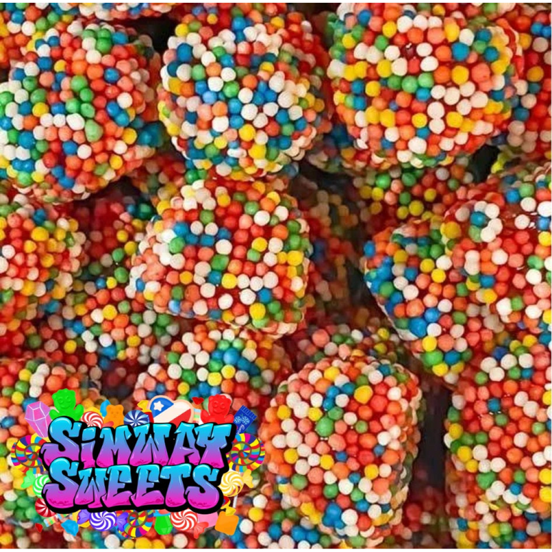 Rainbow Berries Gummy Retro Sweets Gift Jar - 770g