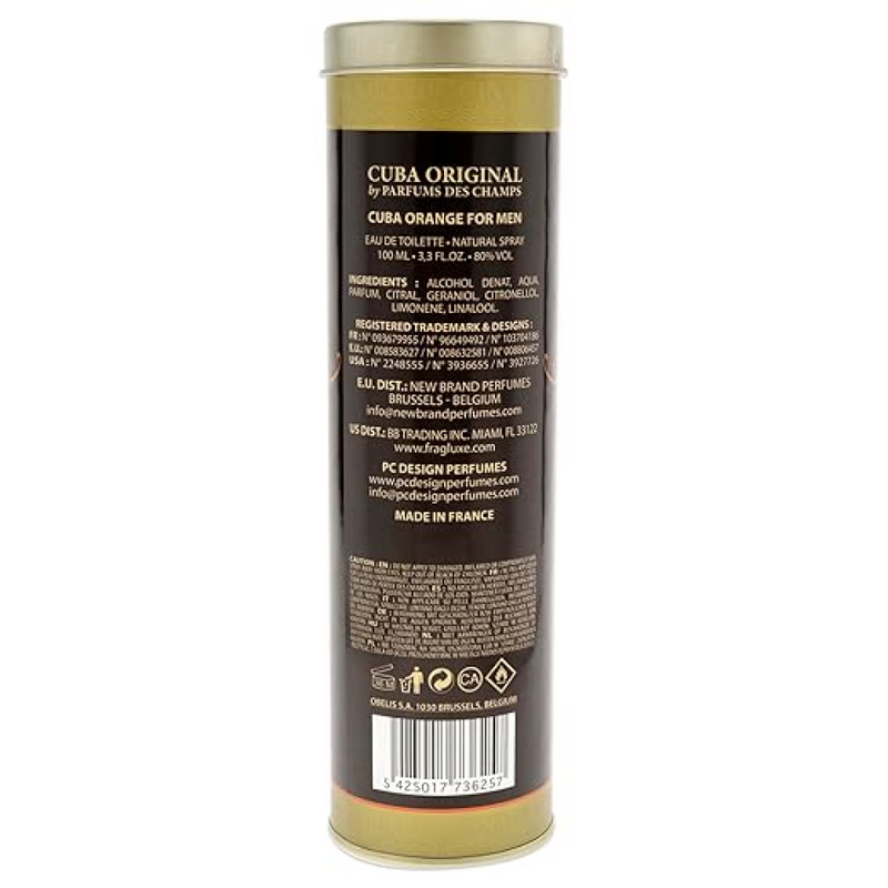 Cuba Classic Orange Eau de Toilette Spray 100ml