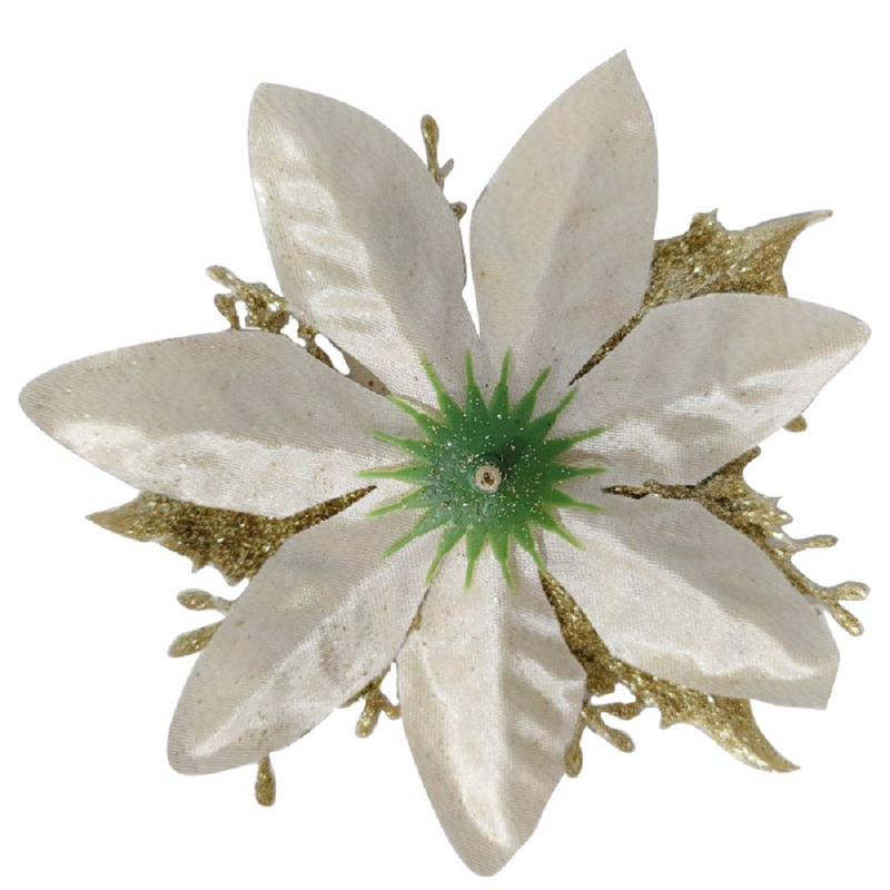 12PCS Christmas Artificial Flowers Christmas Flowers  for Christmas Tree Indoor Decorations