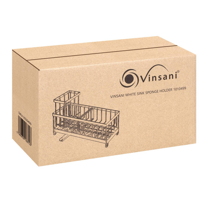 VINSANI WHITE SINK SPONGE HOLDER 1010499