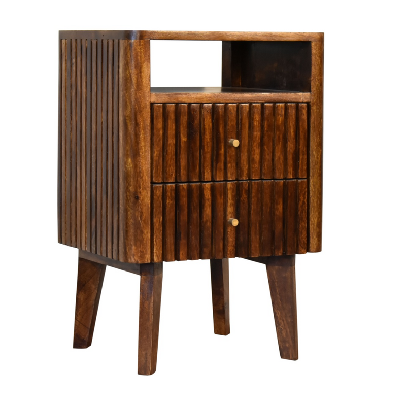 Artisan Furniture Solid Wood Reeve Bedside