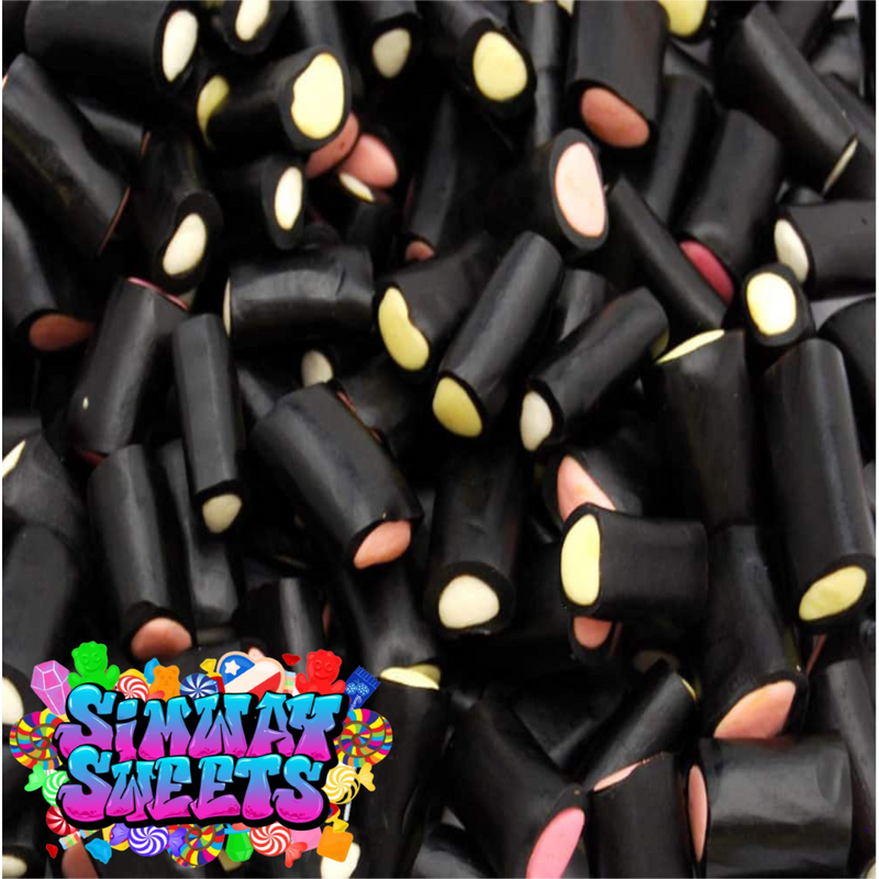 Liquorice Cream Rock Sweets Gift Jar - 740g