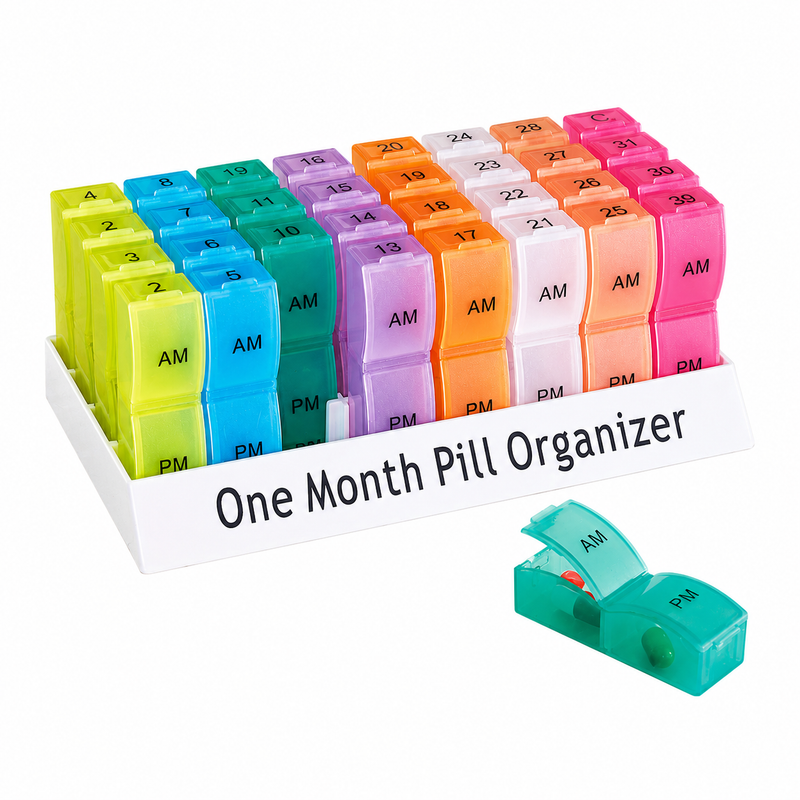 Monthly Pill Box with Individual Day