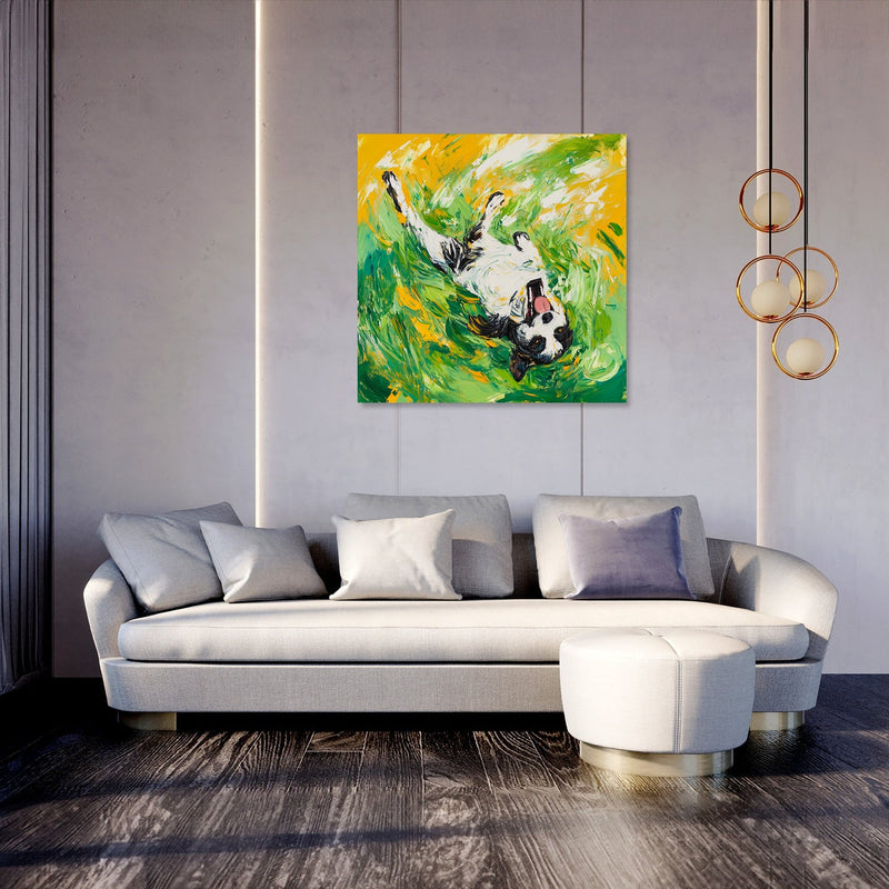 Joyful Canine Canvas