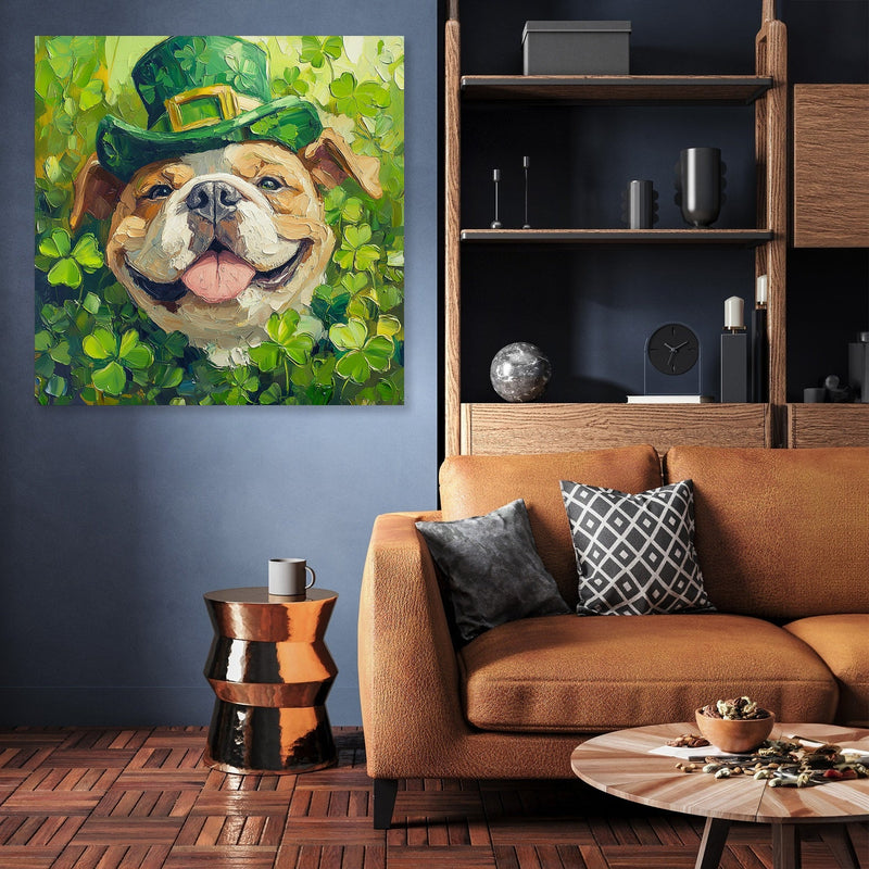 Bulldog's Lucky Canvas