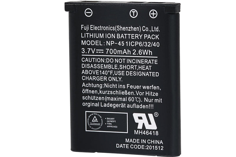 PRAKTICA NP-45 Rechargeable Battery Pack for WP240 Z250 Z212 & Fuji Cameras