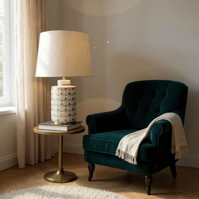 43CM LAMP AND SHADE