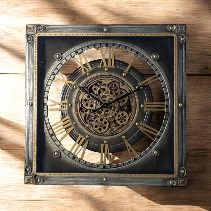 60CM GEAR CLOCK