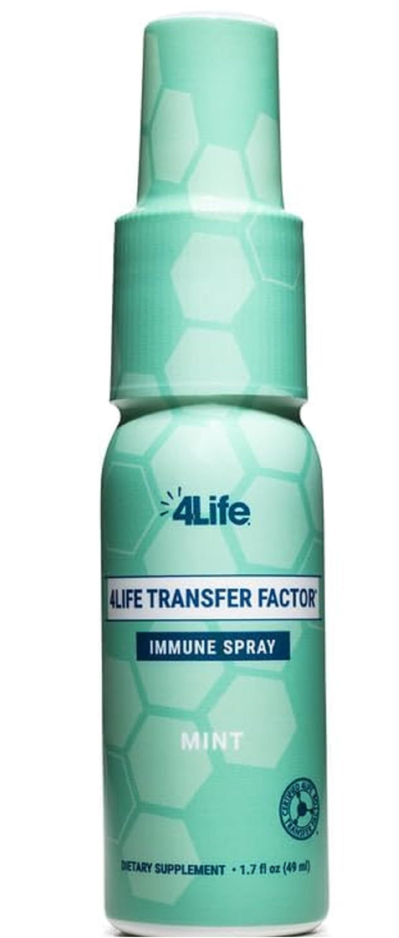 4Life Transfer Factor Immune Spray - Mint Flavor, Zinc & Marshmallow Root, 1.7 oz