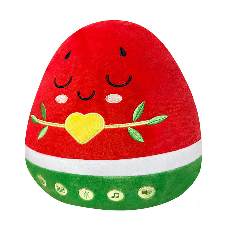 Interactive Nūr Watermelon Dua Pillow & Plushie | Islamic Toys for Kids