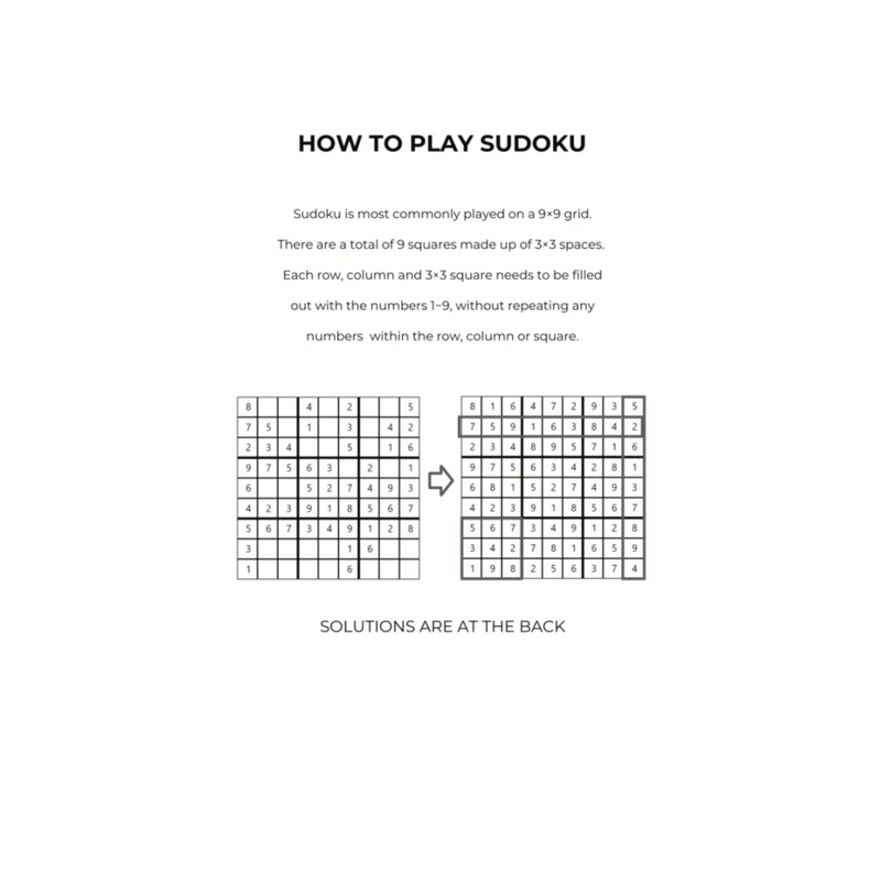 500 EASY Sudoku Puzzles