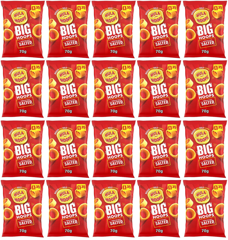 20 x Kp Big Hoops Salted - 70GM