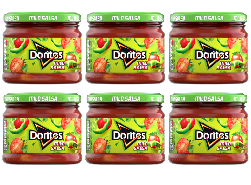 6 x Doritos Mild Salsa Dip 300Gm