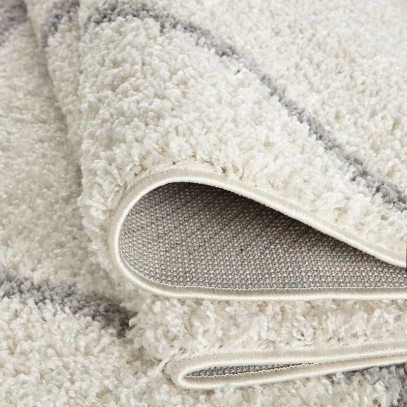 Moroccan Ivory Shaggy Rug | 500
