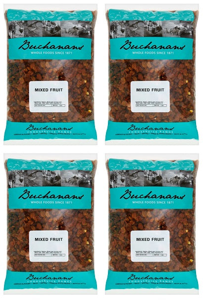 4 x Buchanans Mixed Fruit 3Kg