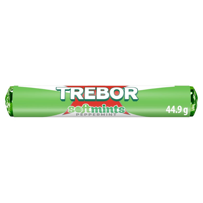 40 x Trebor Softmints Peppermint Mints Roll 44.9G