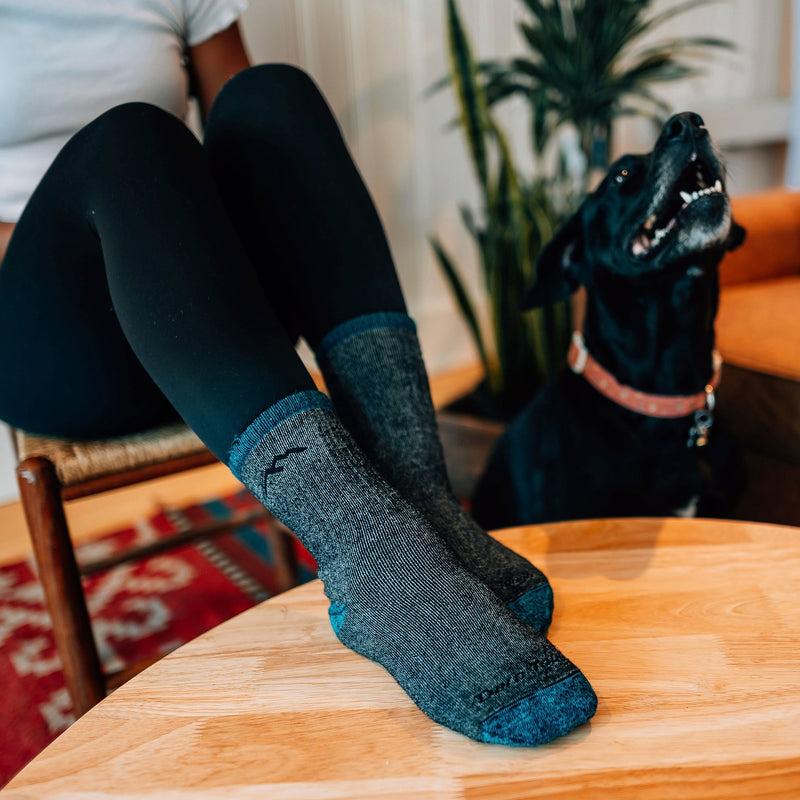 Ladies Mountaineering Micro Crew Heavyweight Hiking Merino Socks