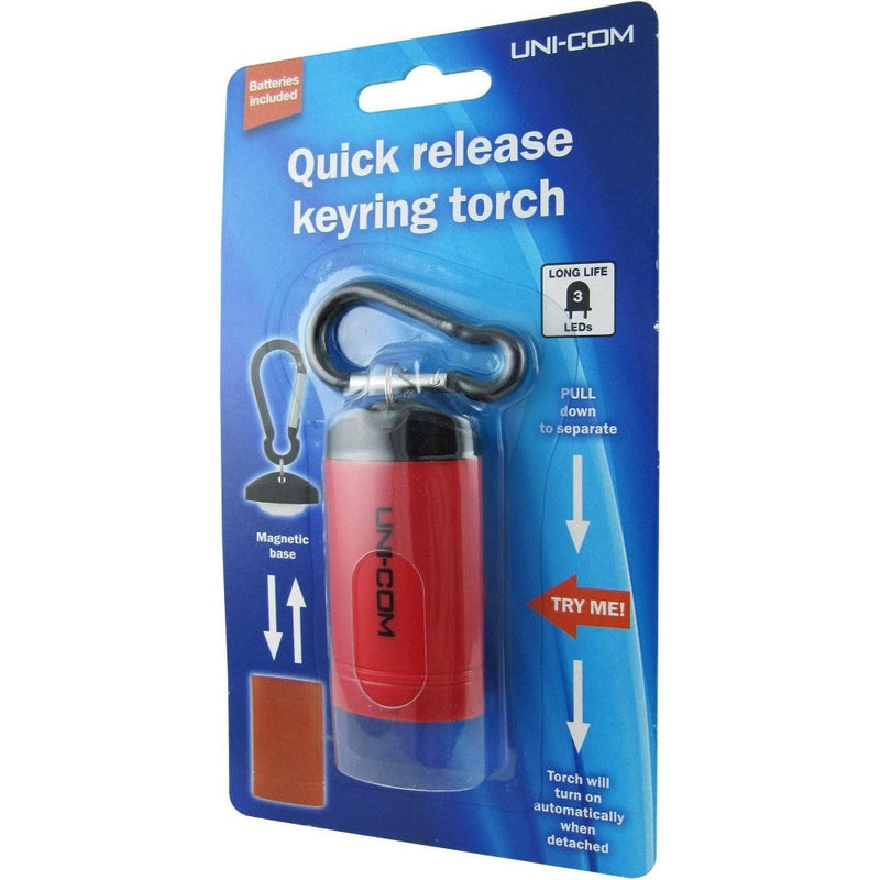 Uni-Com Quick Release Keyring Torch