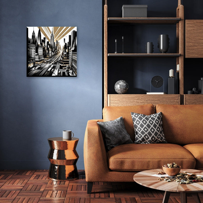City Pulse: Urban Rhythms Canvas