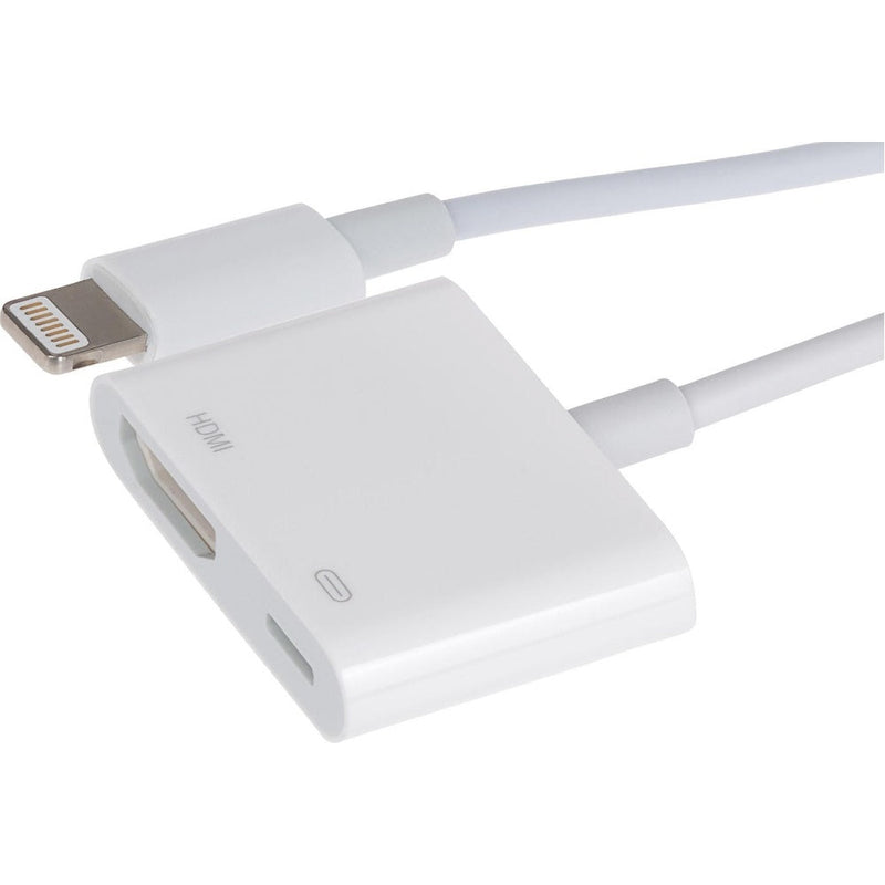 Maplin Lightning Connector to HDMI + Lighting Charging Port Adapter