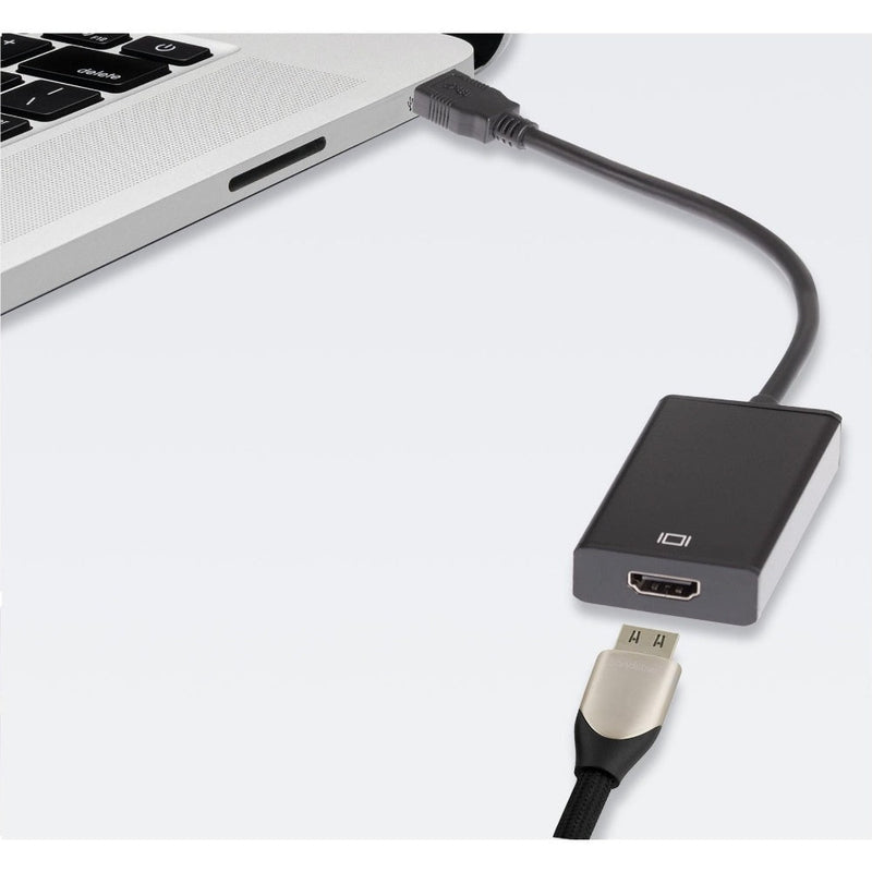 Maplin USB-A to HDMI Adapter V3.0 with 15cm Cable