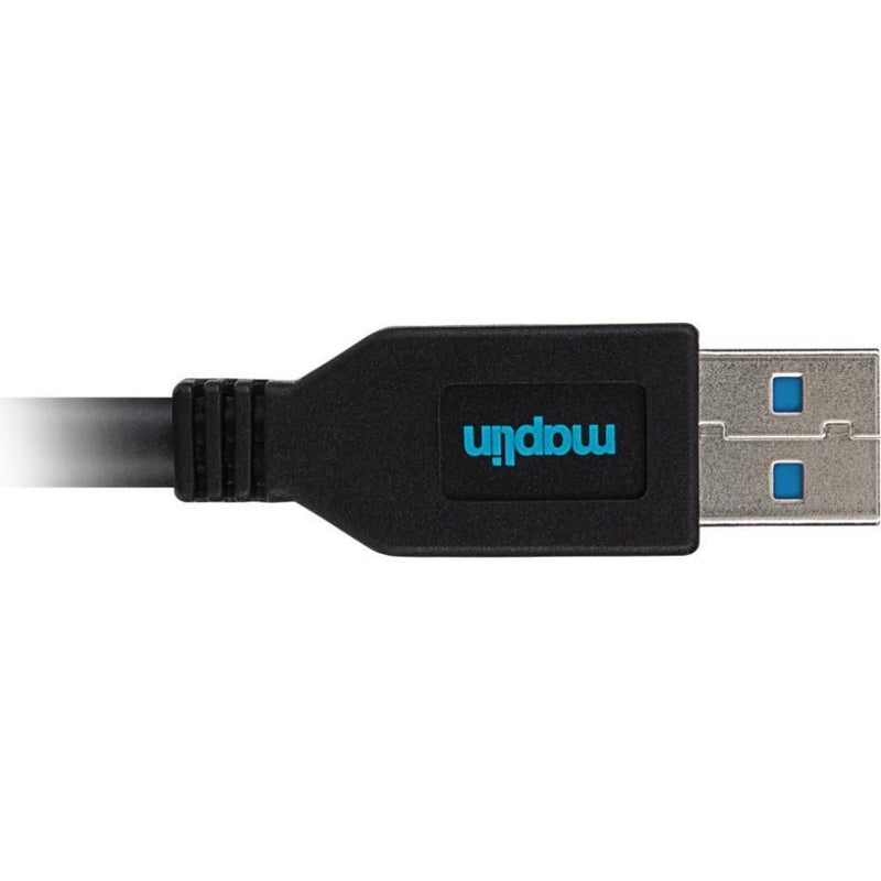 Maplin USB-A Male to USB-A Male Cable V3.0 5Gbps Charge and Data 3m Black