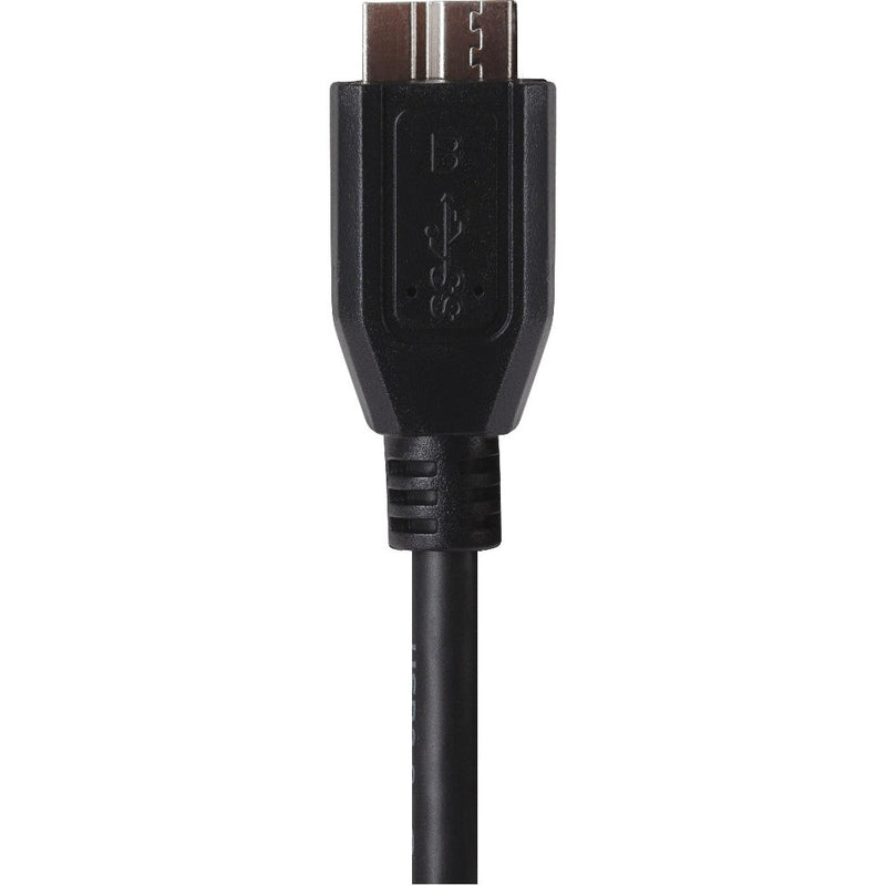 Maplin USB-A to Micro USB-B V3.0 Super Speed Cable - Black - 0.75m