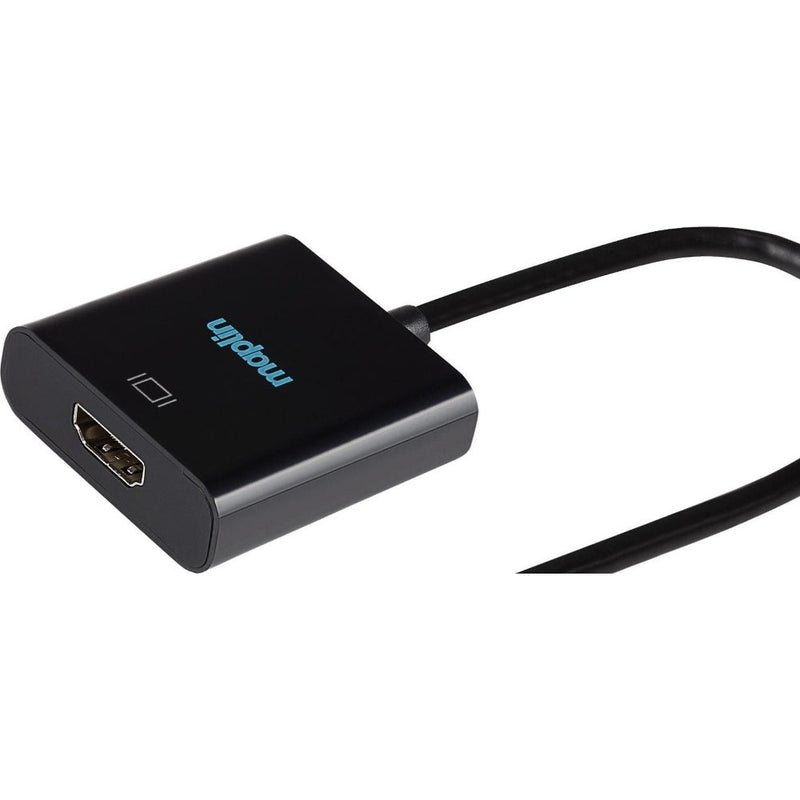 Maplin DisplayPort to HDMI Female Adapter - Black, 23cm
