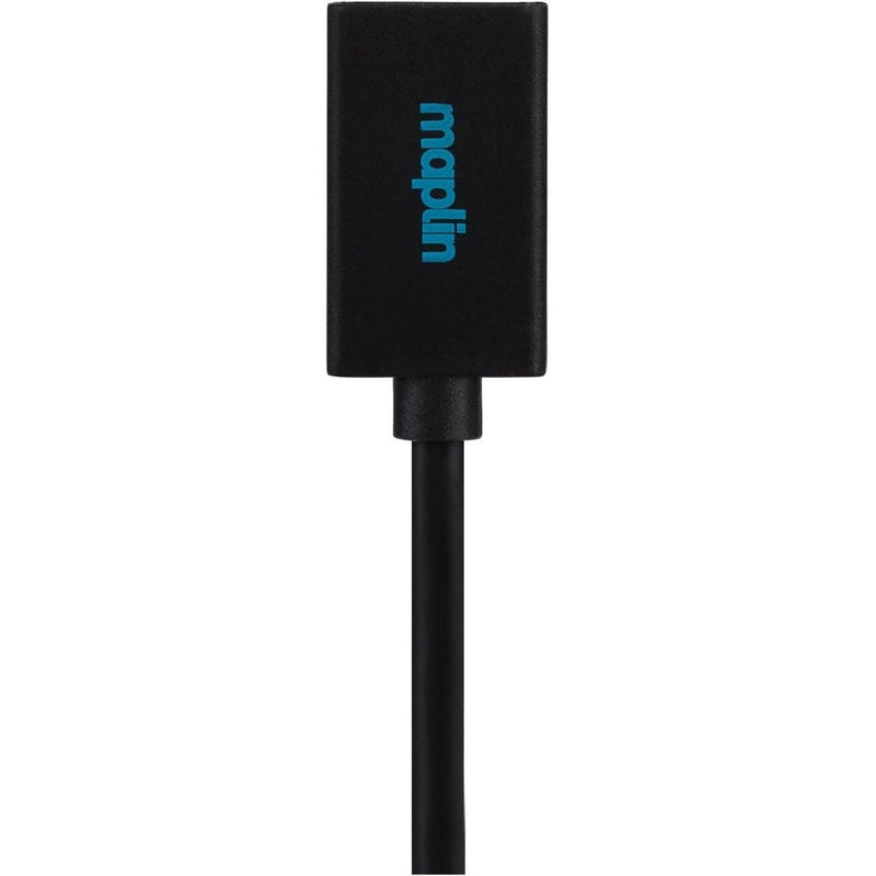 Maplin USB-A Female to Micro USB-B Male Cable Supports On The Go OTG  0.15m