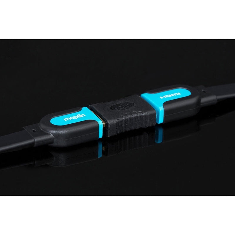 Maplin HDMI Female to HDMI Female Coupler Adapter Black