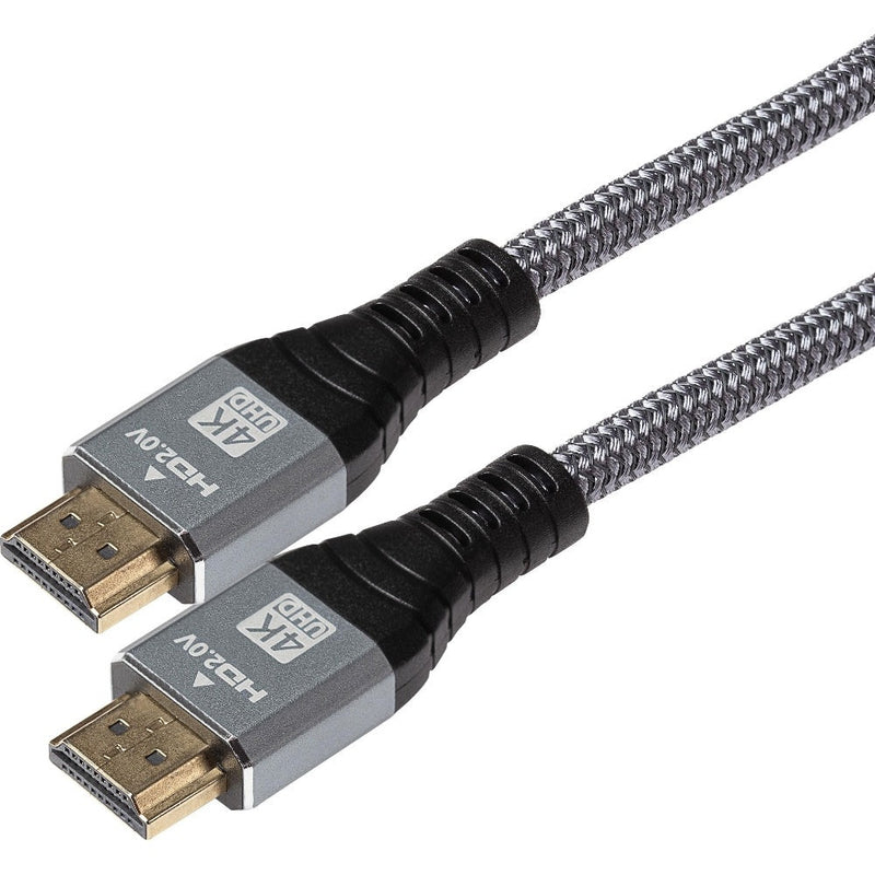 Maplin HDMI to HDMI Cable V2.0 4K Ultra HD 60fps Braided with Ethernet - 1.5m