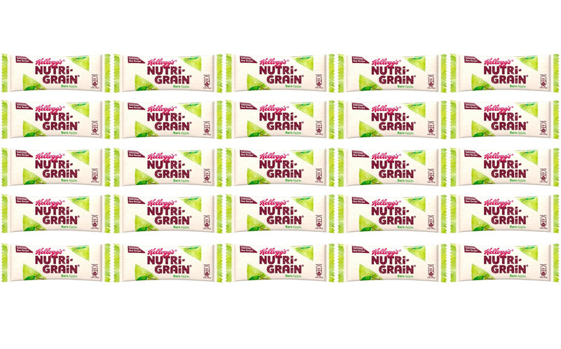25 x Kellogg's Nutri-Grain Apple 37G